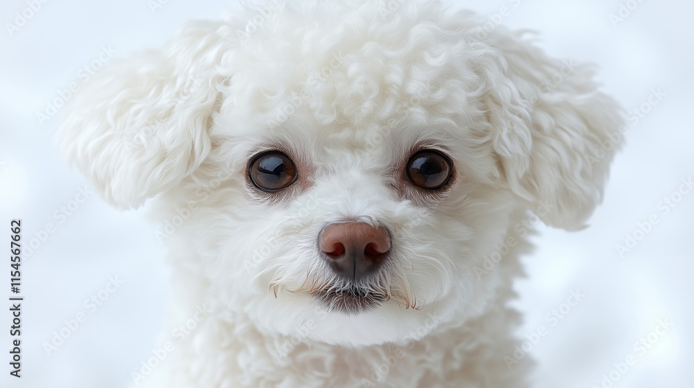 Cheerful Fluffy Dog Portrait with Bright Eyes and Warm Expression Cheerful Fluffy Dog Portrait with Bright Eyes and Warm Expression