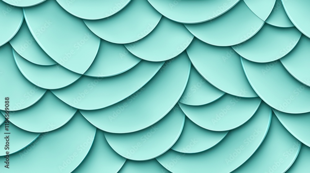 A textured pattern of overlapping teal scales creates a visually appealing design, ideal for backgrounds or decorative elements. A textured pattern of overlapping teal scales creates a visually appealing design, ideal for backgrounds or decorative elements.
