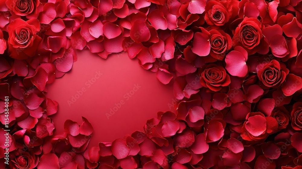 Valentine's Day or Wedding Background with Beautiful Roses. Concept for a romantic party invitation or love message. Premium and luxurious Ai-Generative. Valentine's Day or Wedding Background with Beautiful Roses. Concept for a romantic party invitation or love message. Premium and luxurious Ai-Generative.