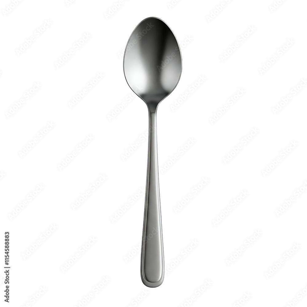 Metal spoon isolated on transparent background png Metal spoon isolated on transparent background png