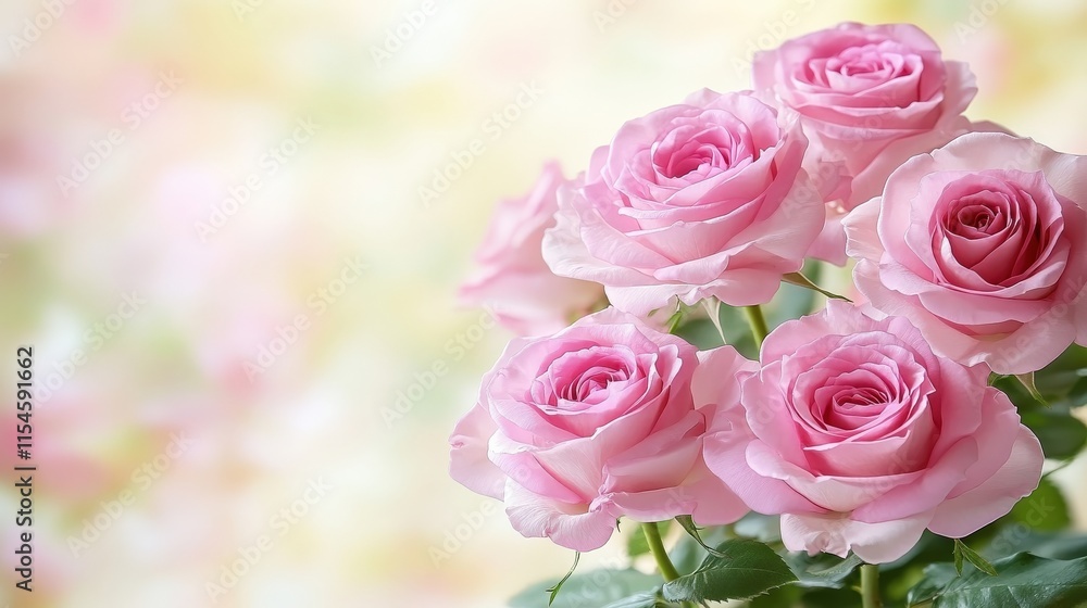Valentine's Day or Wedding Background with Beautiful Roses. Concept for a romantic party invitation or love message. Premium and luxurious Ai-Generative.
Valentine's Day or Wedding Background with Beautiful Roses. Concept for a romantic party invitation or love message. Premium and luxurious Ai-Generative.