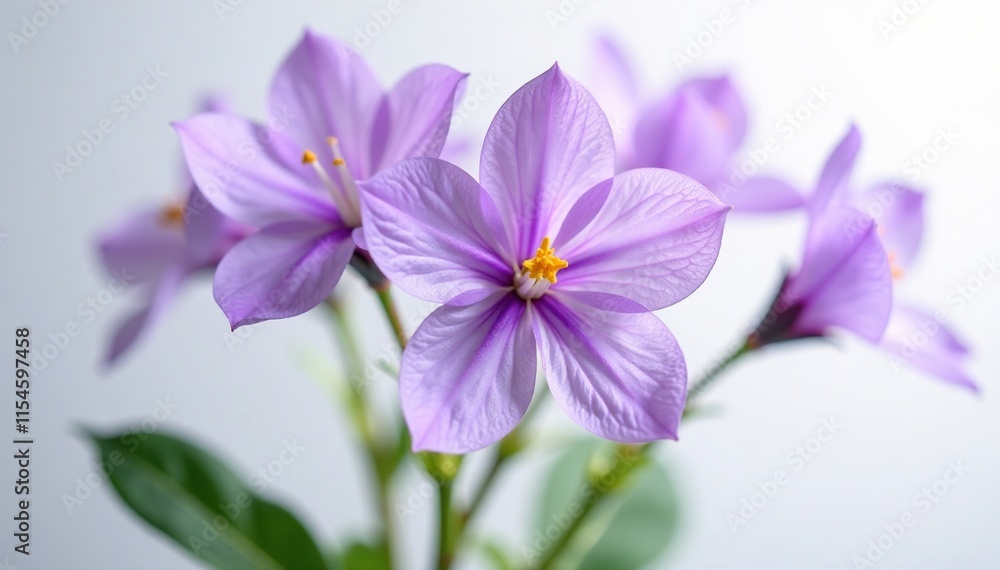 delicate violet bloom isolated on white background, botanical, selective focus, nature delicate violet bloom isolated on white background, botanical, selective focus, nature