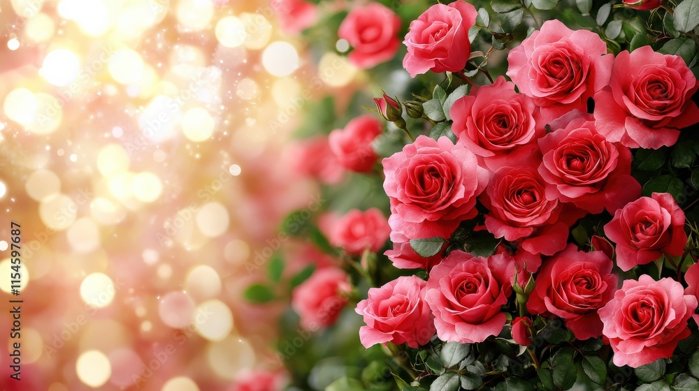 Valentine's Day or Wedding Background with Beautiful Roses. Concept for a romantic party invitation or love message. Premium and luxurious Ai-Generative.
Valentine's Day or Wedding Background with Beautiful Roses. Concept for a romantic party invitation or love message. Premium and luxurious Ai-Generative.
