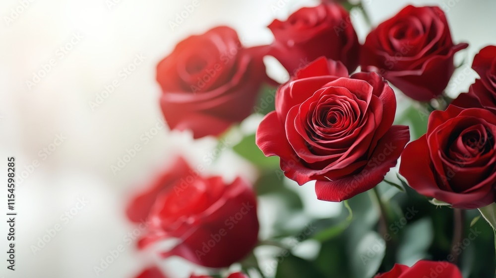 Valentine's Day or Wedding Background with Beautiful Roses. Concept for a romantic party invitation or love message. Premium and luxurious Ai-Generative.
Valentine's Day or Wedding Background with Beautiful Roses. Concept for a romantic party invitation or love message. Premium and luxurious Ai-Generative.