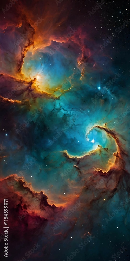 Obraz premium Cosmic Cloudscape