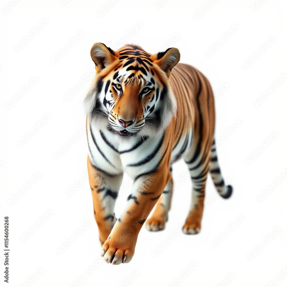 Fototapeta premium Jauger isolated on white background - animal generation -