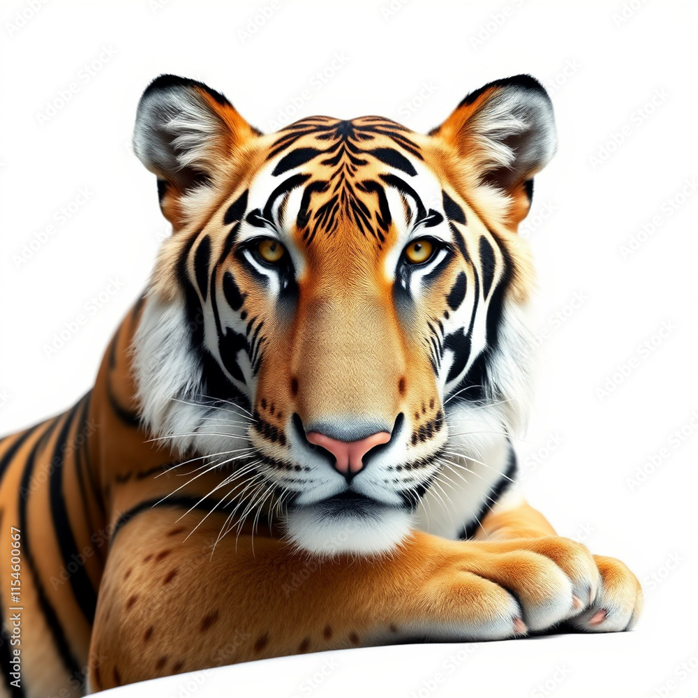 Fototapeta premium Jauger isolated on white background - animal generation -