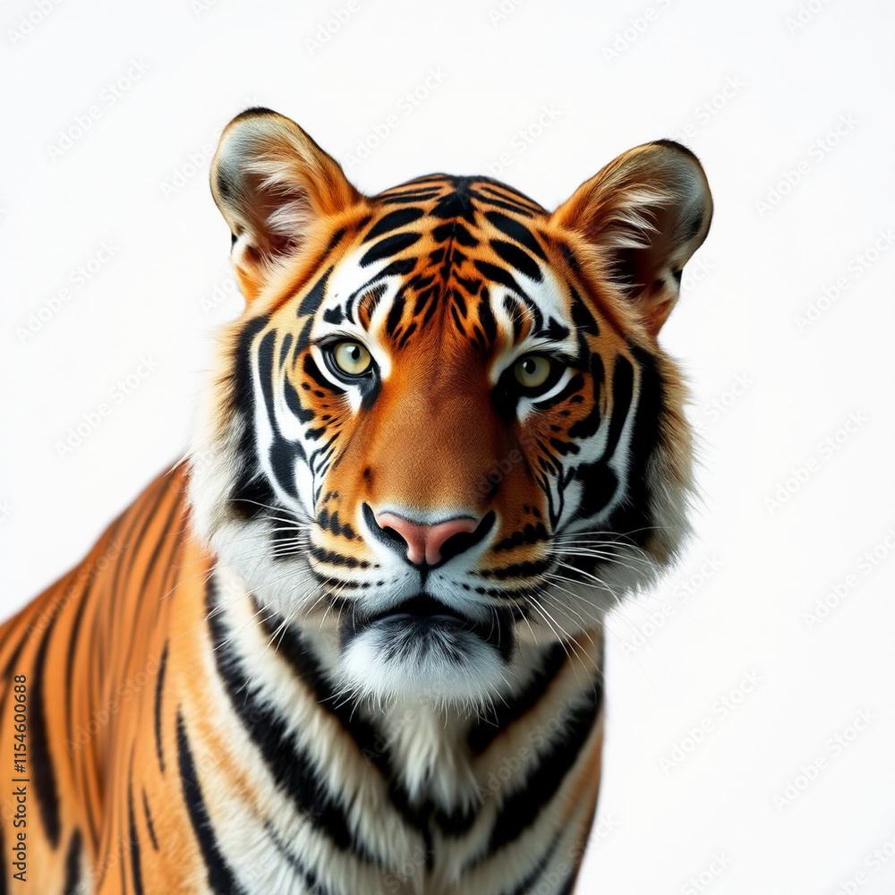 Fototapeta premium Jauger isolated on white background - animal generation -