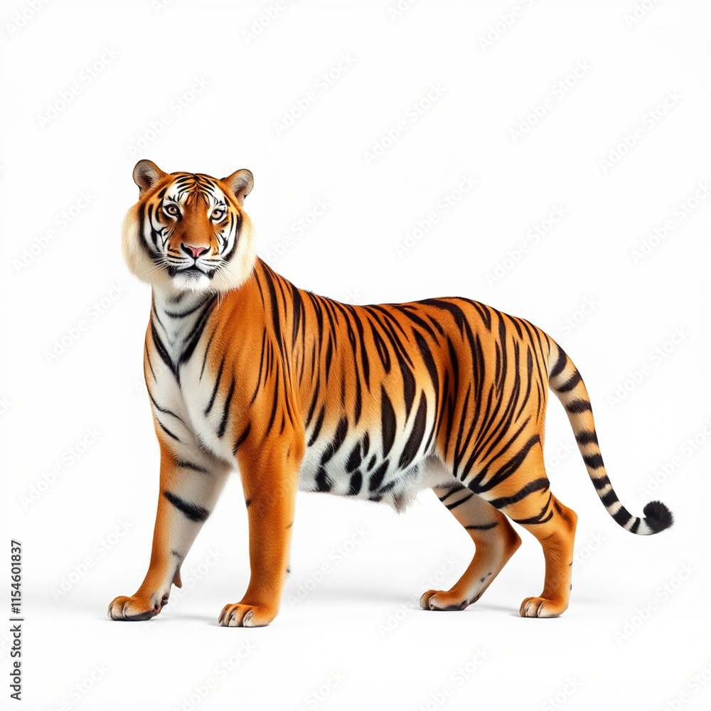 Obraz premium Jauger isolated on white background - animal generation -
