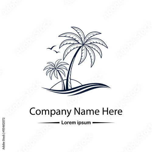 Palm tree logo