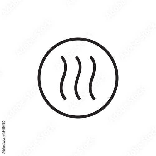 stem wash icon vector eps outline stroke editable