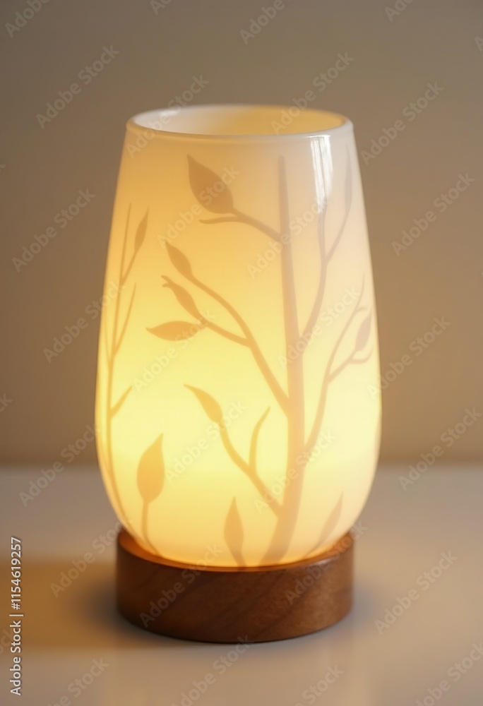 Stylish White Ceramic Lamp with Bamboo Design: LED Light and Wooden Base for a Contemporary Touch
Stylish White Ceramic Lamp with Bamboo Design: LED Light and Wooden Base for a Contemporary Touch