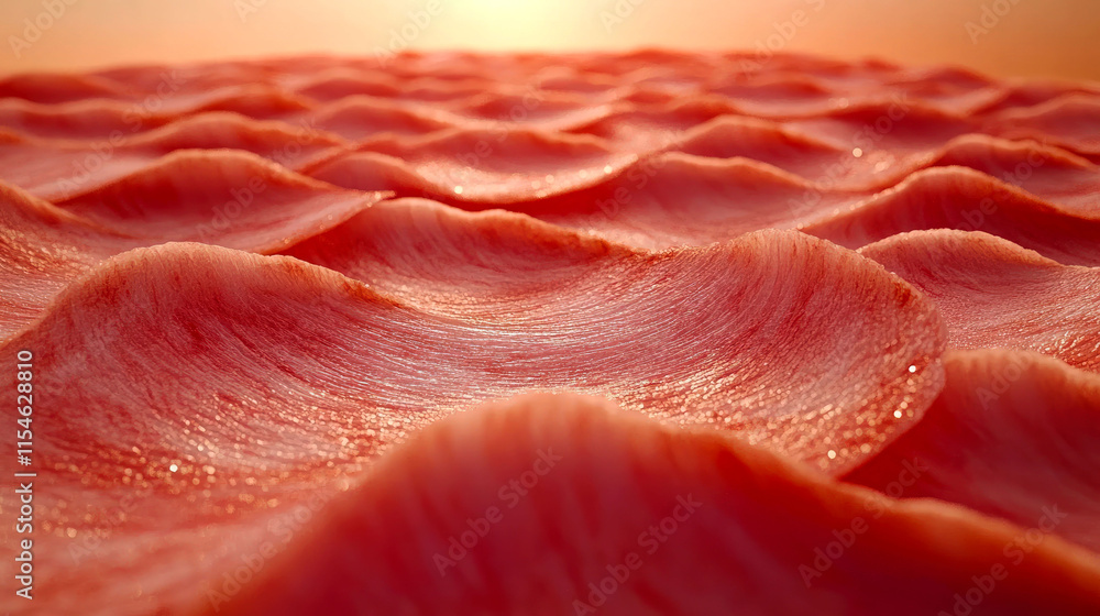 Abstract red wavy texture. Abstract red wavy texture.