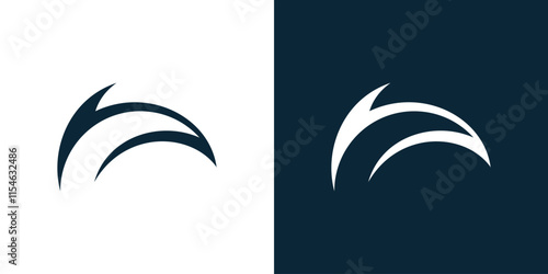Abstract S logo, flash S logo, temporary S logo, simple tattoo S logo