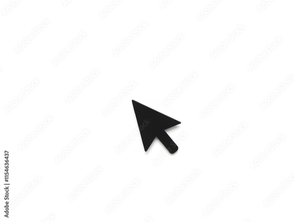 black cursor icon mouse arrow isolated on white background black cursor icon mouse arrow isolated on white background