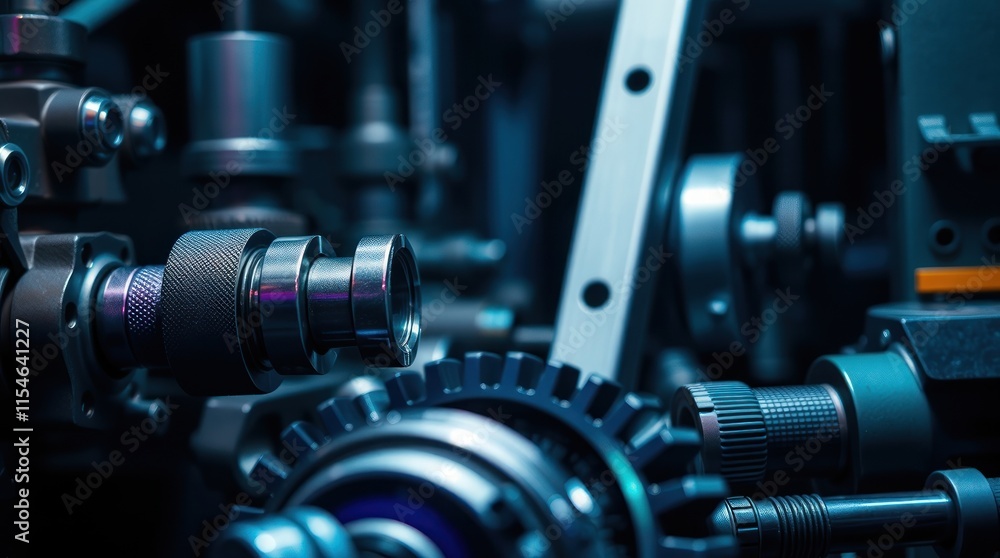 Close-up of intricate machinery components showcasing engineering precision and design. Close-up of intricate machinery components showcasing engineering precision and design.