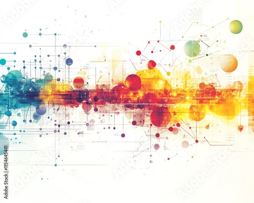 Intricate biotechnology background showcasing DNA strands, molecular structures, and interactive graphs in a futuristic and scientific style photo