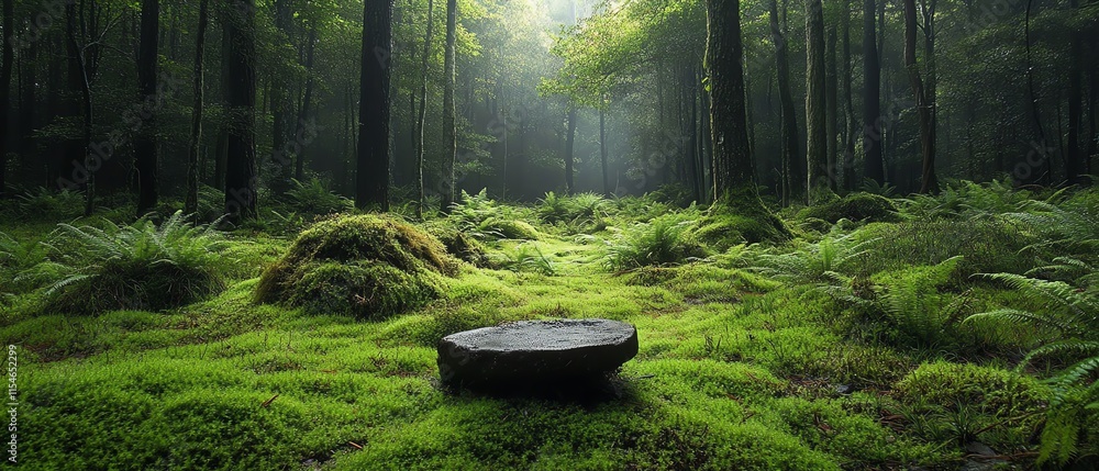 mushrooms in a lush forest, surrounded by moss and ferns, soft light filtering through trees, tranquil woodland setting mushrooms in a lush forest, surrounded by moss and ferns, soft light filtering through trees, tranquil woodland setting