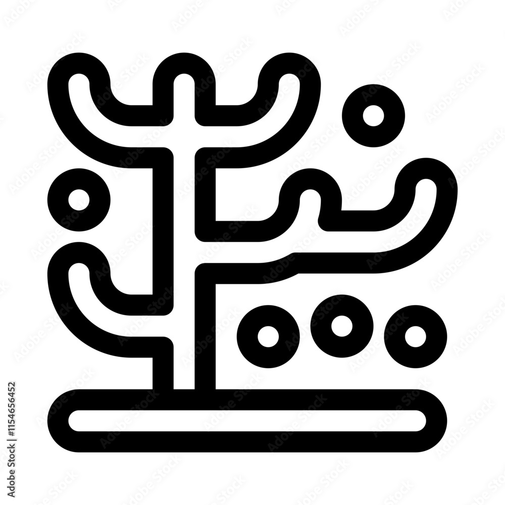 Reef line icon Reef line icon