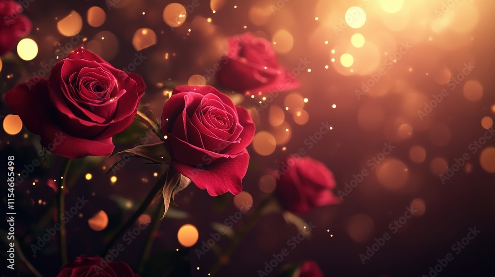 Valentine's Day or Wedding Background with Beautiful Roses. Concept for a romantic party invitation or love message. Premium and luxurious Ai-Generative.
Valentine's Day or Wedding Background with Beautiful Roses. Concept for a romantic party invitation or love message. Premium and luxurious Ai-Generative.