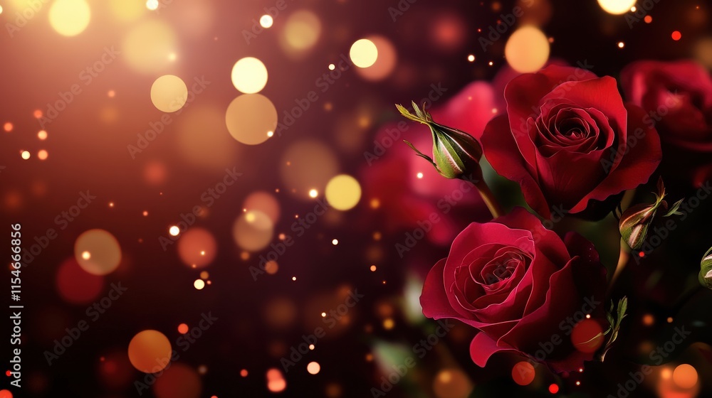 Valentine's Day or Wedding Background with Beautiful Roses. Concept for a romantic party invitation or love message. Premium and luxurious Ai-Generative.
Valentine's Day or Wedding Background with Beautiful Roses. Concept for a romantic party invitation or love message. Premium and luxurious Ai-Generative.