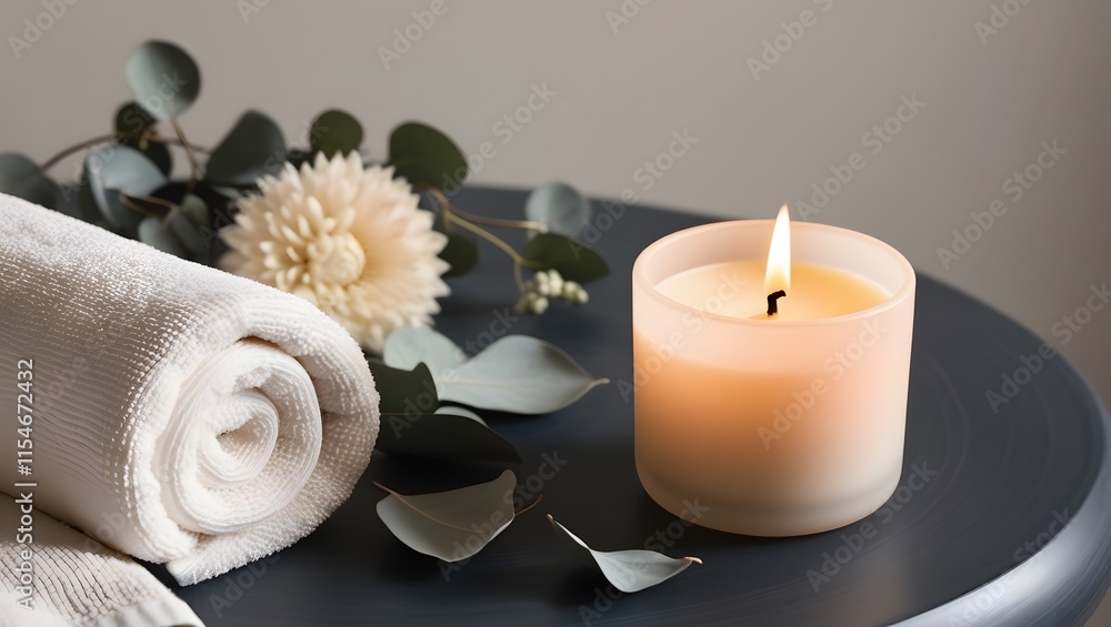 Spa still life art collection featuring serene spa scenes. Spa still life art collection featuring serene spa scenes.