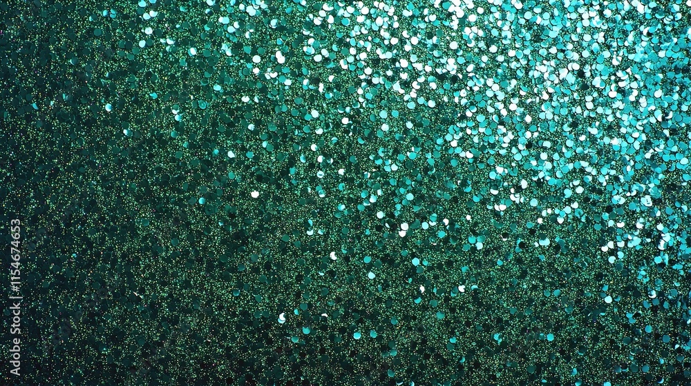 Obraz premium Green Glitter Texture for Abstract Christmas Background Design