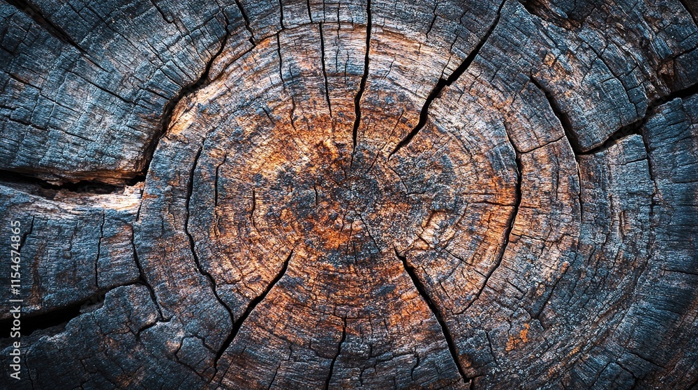 Fototapeta premium Rustic Dark Wooden Texture with Unique Aging and Natural Patterns
