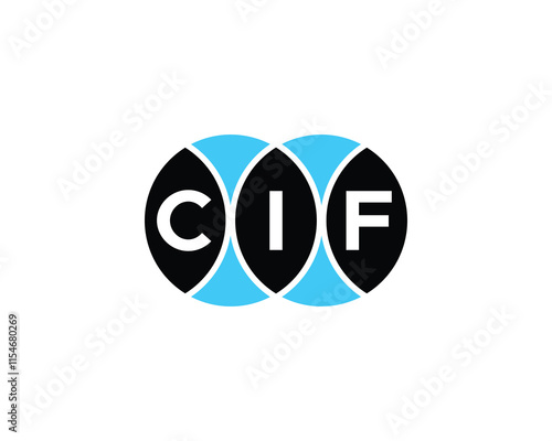 CIF logo design vector template. CIF photo