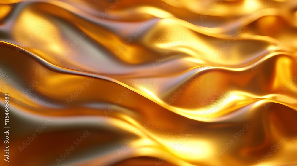 Abstract gold background with elegant wave motion texture, luxurious metallic design perfect for modern branding, digital artwork, or decorative applications Abstract gold background with elegant wave motion texture, luxurious metallic design perfect for modern branding, digital artwork, or decorative applications