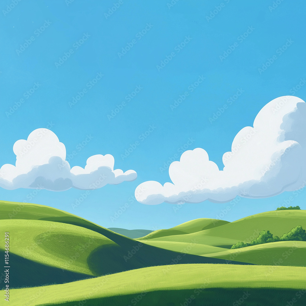 landscape with grass and sky landscape with grass and sky