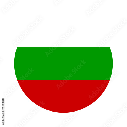 Round Bulgaria flag icon