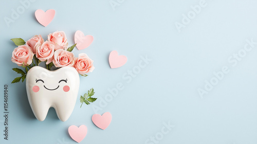 Smiling Tooth with Roses: A...