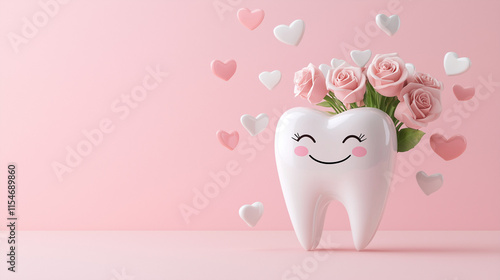 Smiling Tooth with Roses: A...
