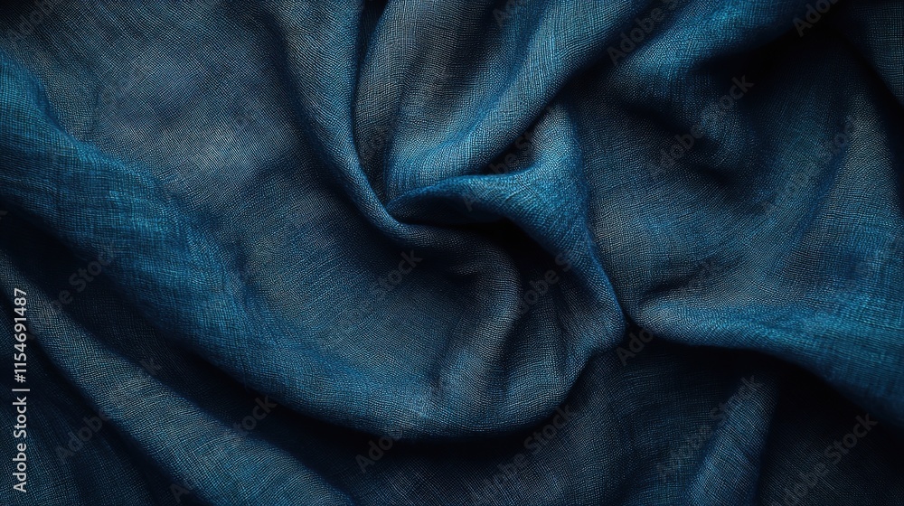 Minimalist Blue Fabric Background with Subtle Textures and Patterns Minimalist Blue Fabric Background with Subtle Textures and Patterns