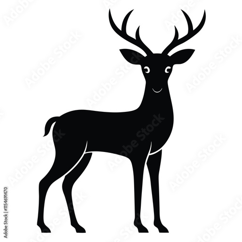 The Deer Envision comes with a white backdrop and is a professional vector files.