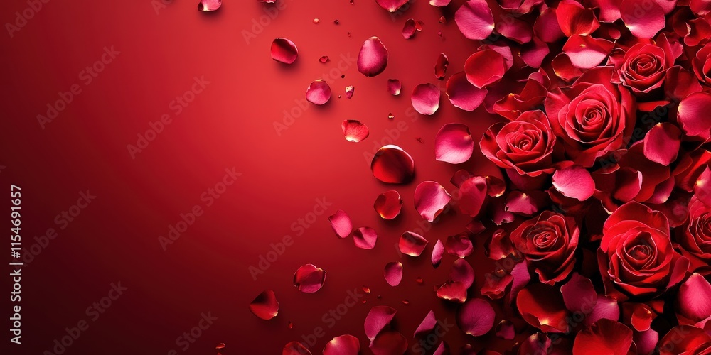 Valentine's Day or Wedding Background with Beautiful Roses. Concept for a romantic party invitation or love message. Premium and luxurious Ai-Generative.
Valentine's Day or Wedding Background with Beautiful Roses. Concept for a romantic party invitation or love message. Premium and luxurious Ai-Generative.