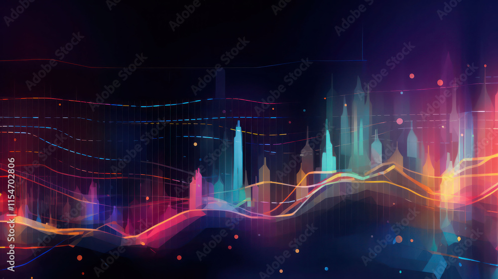 Obraz premium abstract technology communication concept vector background
