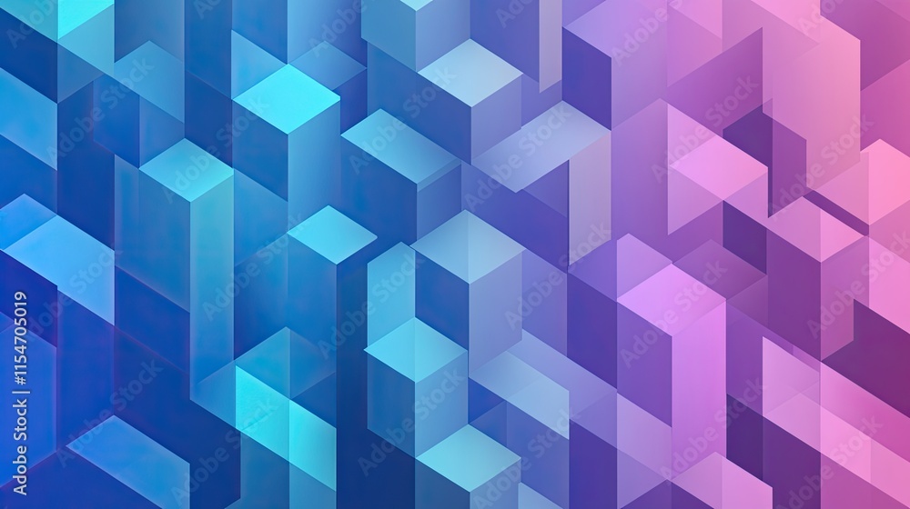 Abstract Colorful Geometric Shapes with 3D Effect and Gradient Background Abstract Colorful Geometric Shapes with 3D Effect and Gradient Background