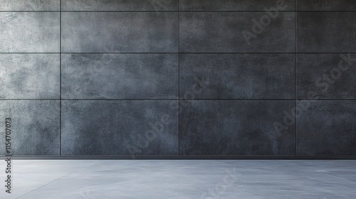 Dark Concrete Wall with Space for Text and Simple Background Design
