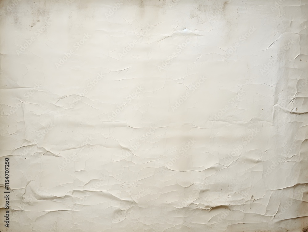 Obraz premium Wrinkled Off-White Surface Texture