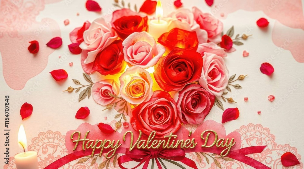 Valentine's Day Roses: Heart-Shaped Floral Elegance Valentine's Day Roses: Heart-Shaped Floral Elegance