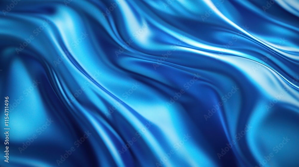 Obraz premium Abstract Blurred Blue Gradient Background for Artistic Design Use