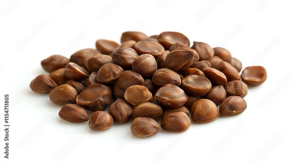 Assorted seeds on a white isolated background. Assorted seeds on a white isolated background.