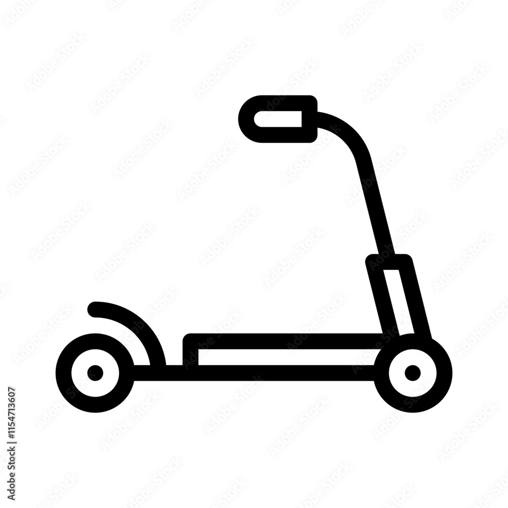 scooter line icon scooter line icon
