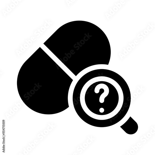 drug glyph icon