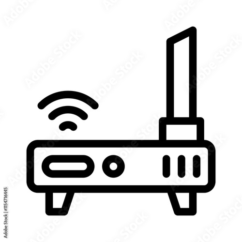 Wi Fi line icon