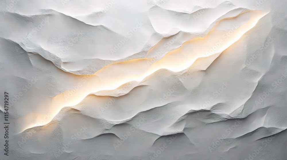Obraz premium Abstract White Concrete Wall Texture with Subtle Lighting Effect