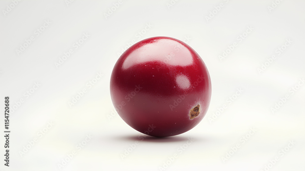 cranberry, isolated on a white background cranberry, isolated on a white background