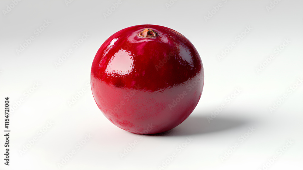 cranberry, isolated on a white background cranberry, isolated on a white background
